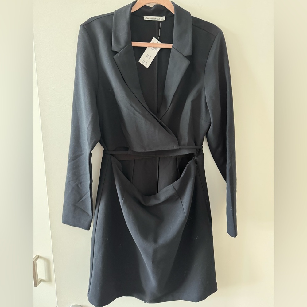 Abercrombie & Fitch Wrap Front Cutout Blazer Dress | NWT